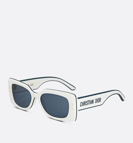 DiorPacific S1U • White Square Sunglasses