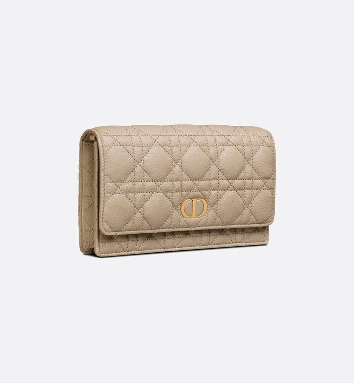 Dior Caro Pouch • Natural Supple Cannage Calfskin