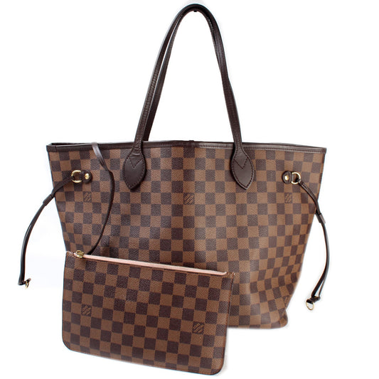 Neverfull w/Wallet MM Damier Ebene