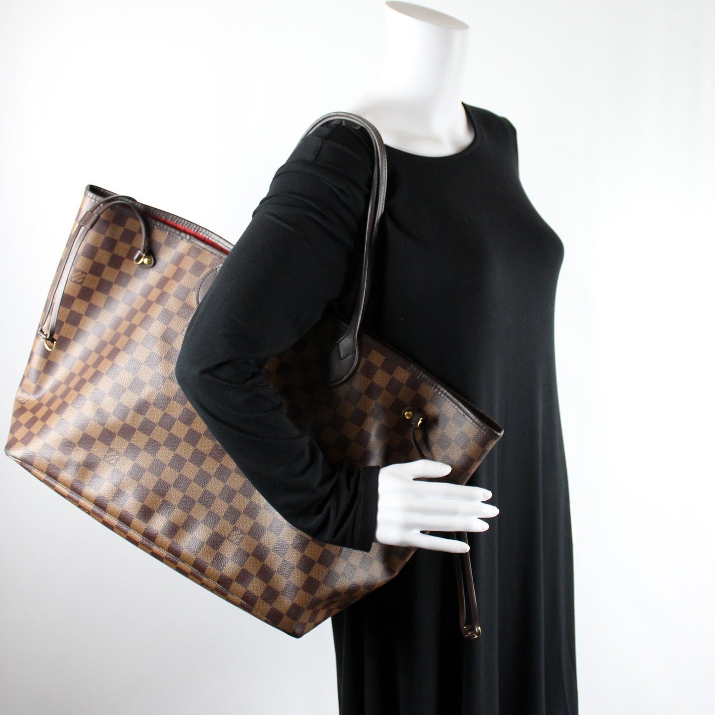 Neverfull W/ Wallet GM Damier Ebene