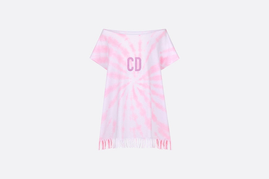 Kid's Dress • Fuchsia Pink Tie-Dye Cotton Jersey