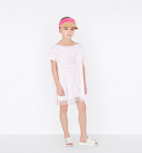 Kid's Dress • Fuchsia Pink Tie-Dye Cotton Jersey