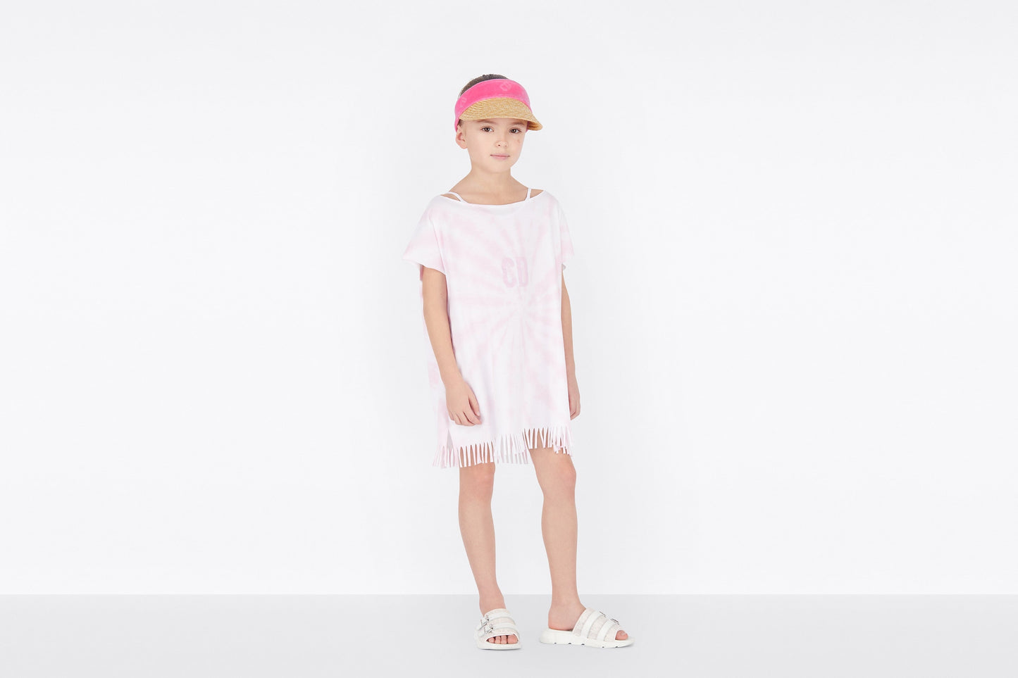 Kid's Dress • Fuchsia Pink Tie-Dye Cotton Jersey