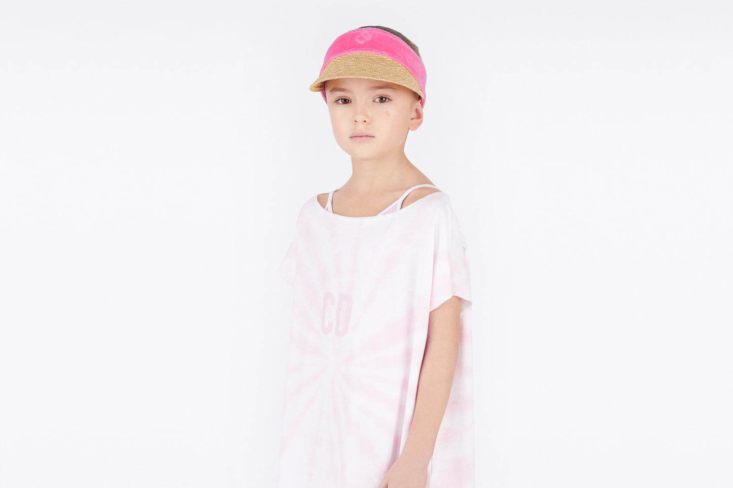 Kid's Dress • Fuchsia Pink Tie-Dye Cotton Jersey