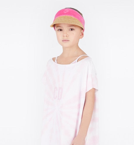 Kid's Dress • Fuchsia Pink Tie-Dye Cotton Jersey