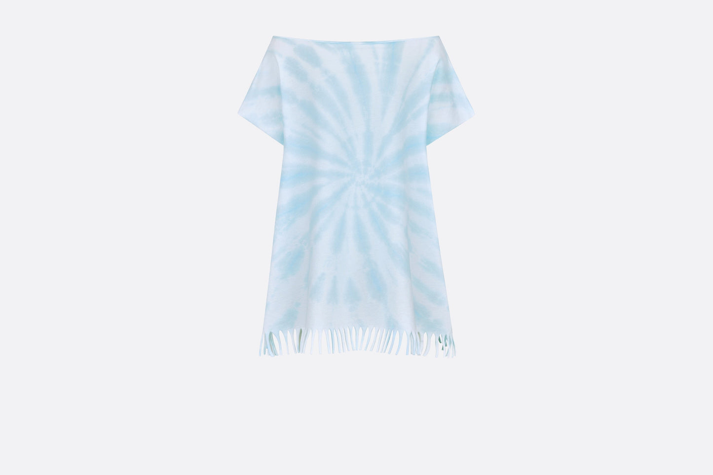 Kid's Dress • Pale Blue Tie-Dye Cotton Jersey
