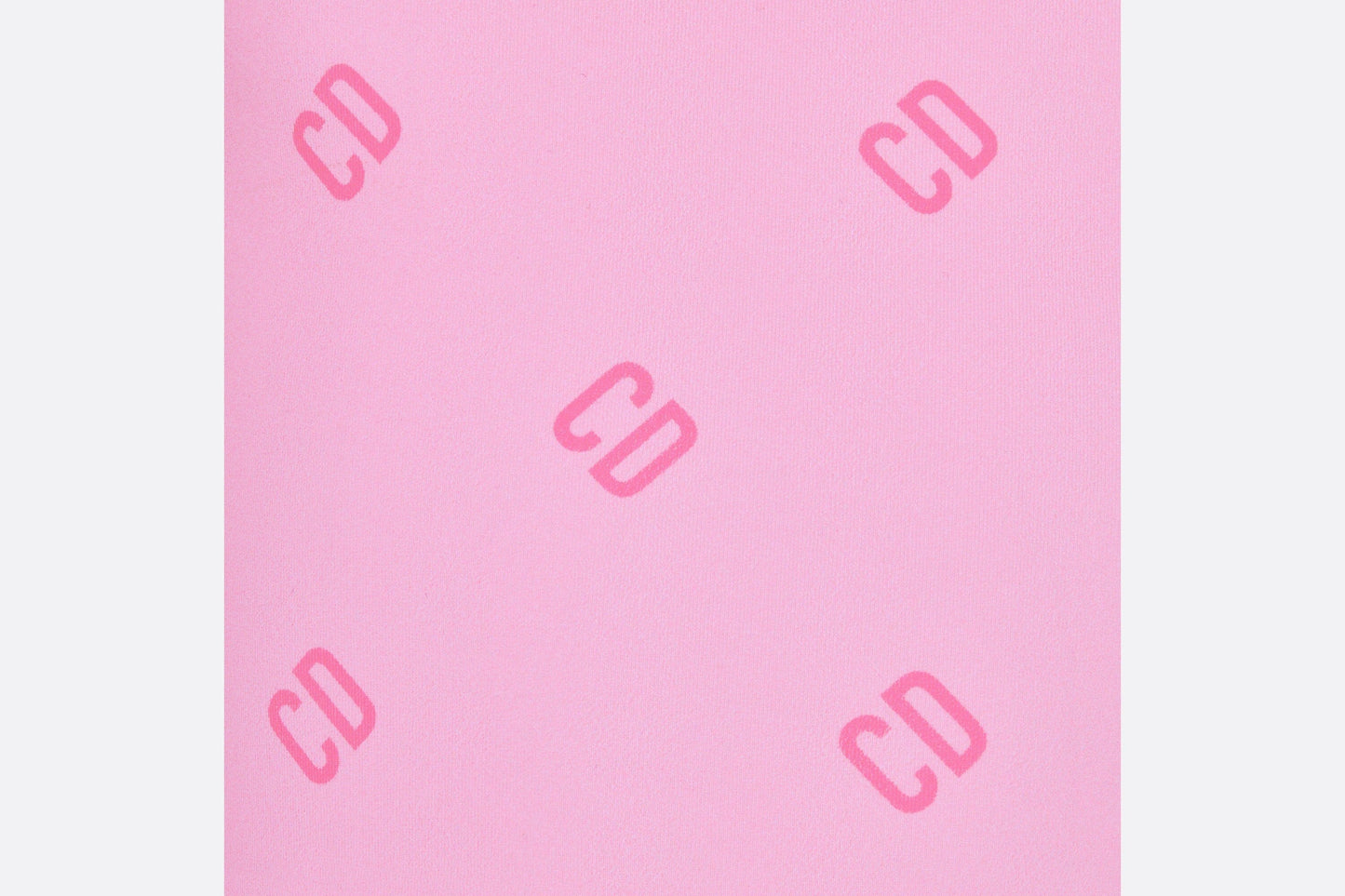 Kid's One-Piece Swimsuit • Pink 'CD' Printed Technical Fabric