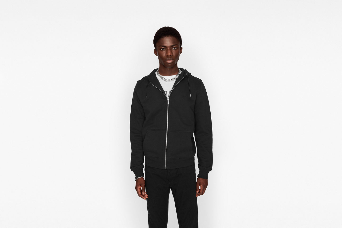 Long Slim-Fit Jeans • Black Cotton Denim