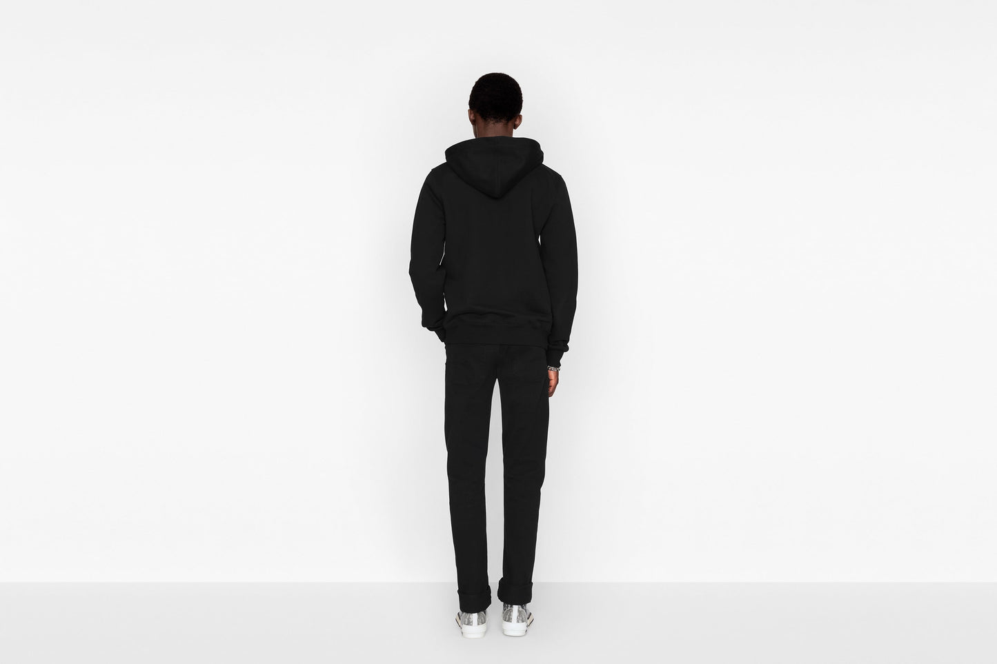 Long Slim-Fit Jeans • Black Cotton Denim