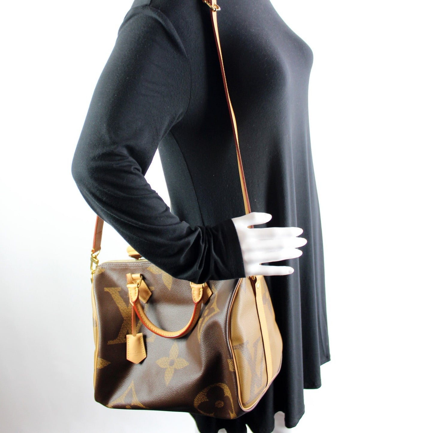 Speedy 30 Bandouliere Giant Monogram