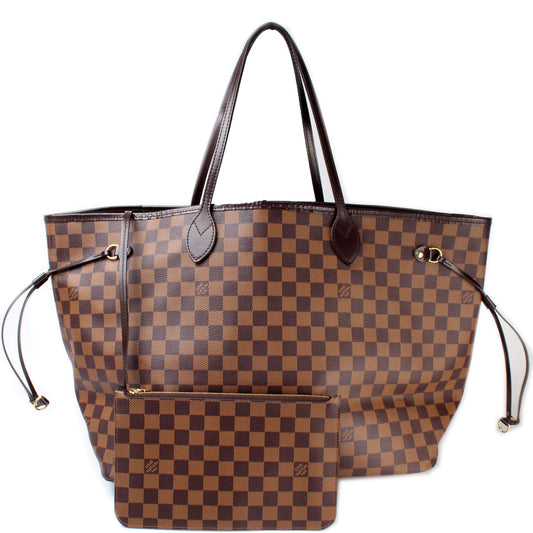 Neverfull W/ Wallet GM Damier Ebene