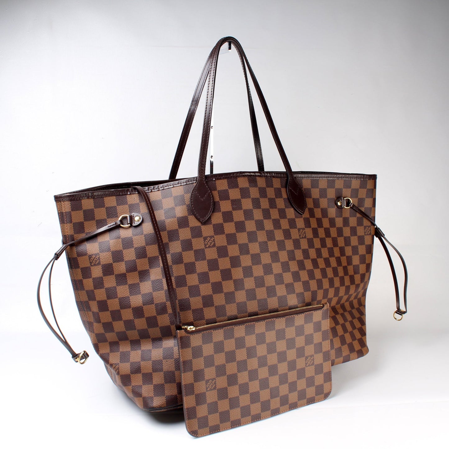 Neverfull W/ Wallet GM Damier Ebene