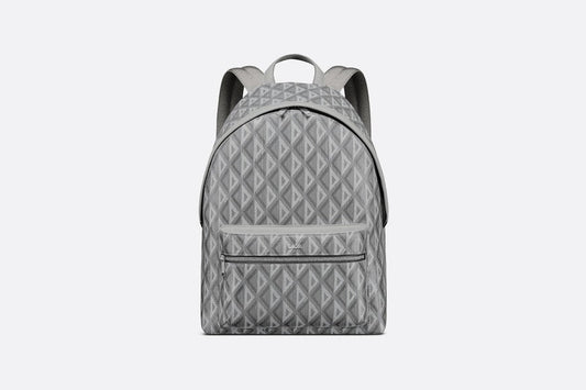 Rider Backpack • Dior Gray CD Diamond Canvas and Smooth Calfskin