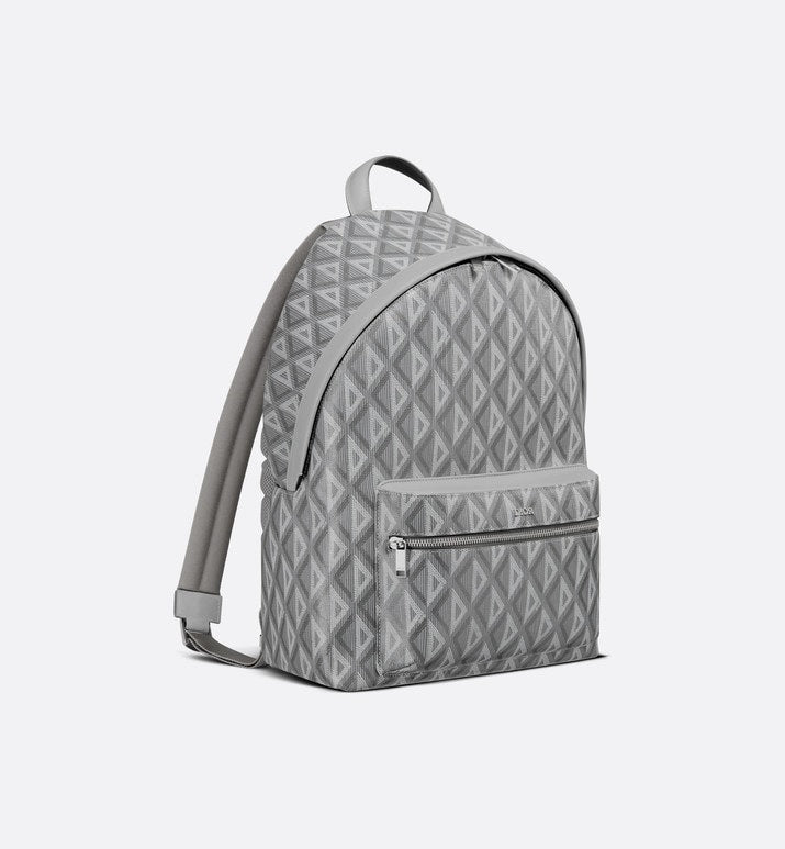 Rider Backpack • Dior Gray CD Diamond Canvas and Smooth Calfskin