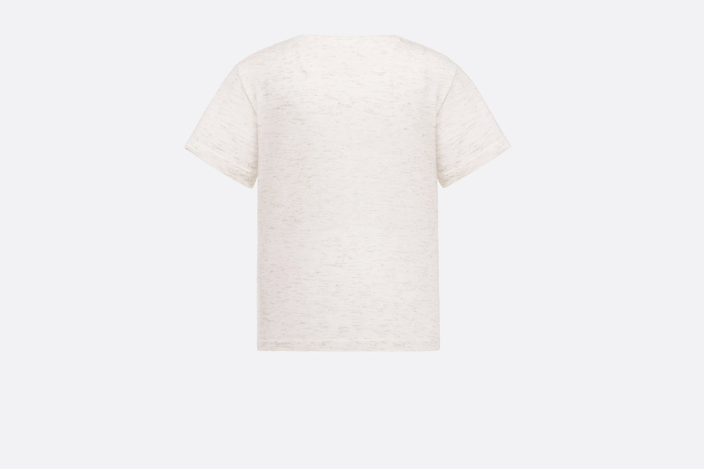 Kid's T-Shirt • Ivory and Gold-Tone Technical Jersey