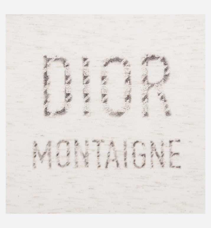 Kid's T-Shirt • Ivory and Gold-Tone Technical Jersey