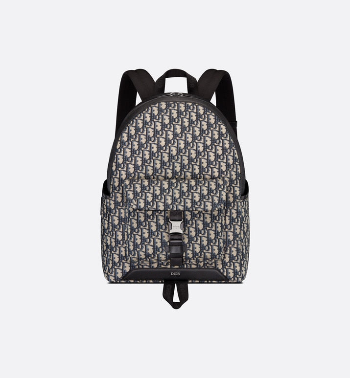 Dior Explorer Backpack • Beige and Black Dior Oblique Jacquard