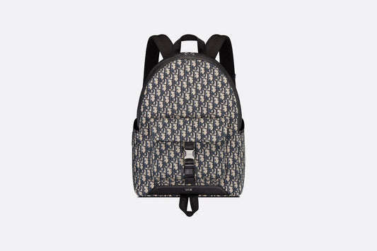 Dior Explorer Backpack • Beige and Black Dior Oblique Jacquard