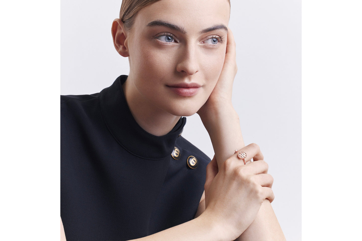 Rose Des Vents Ring • Pink Gold and Diamonds