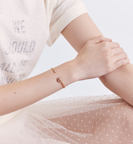 Rose Des Vents Bracelet • Pink Gold, Diamonds and Pink Opal