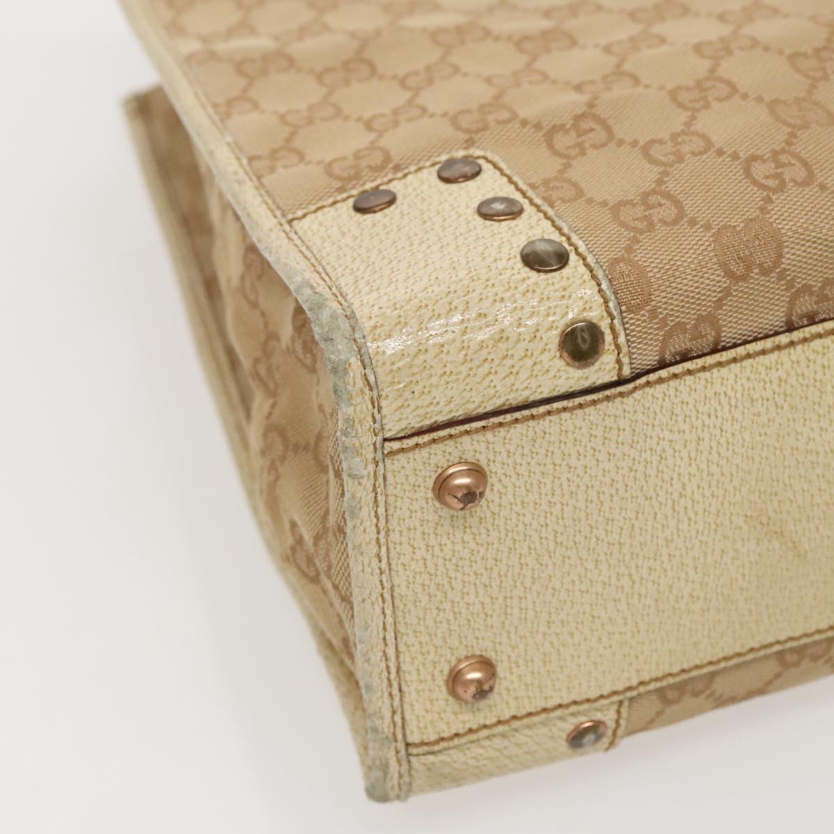 Gucci Beige Canvas Tote Bag ()