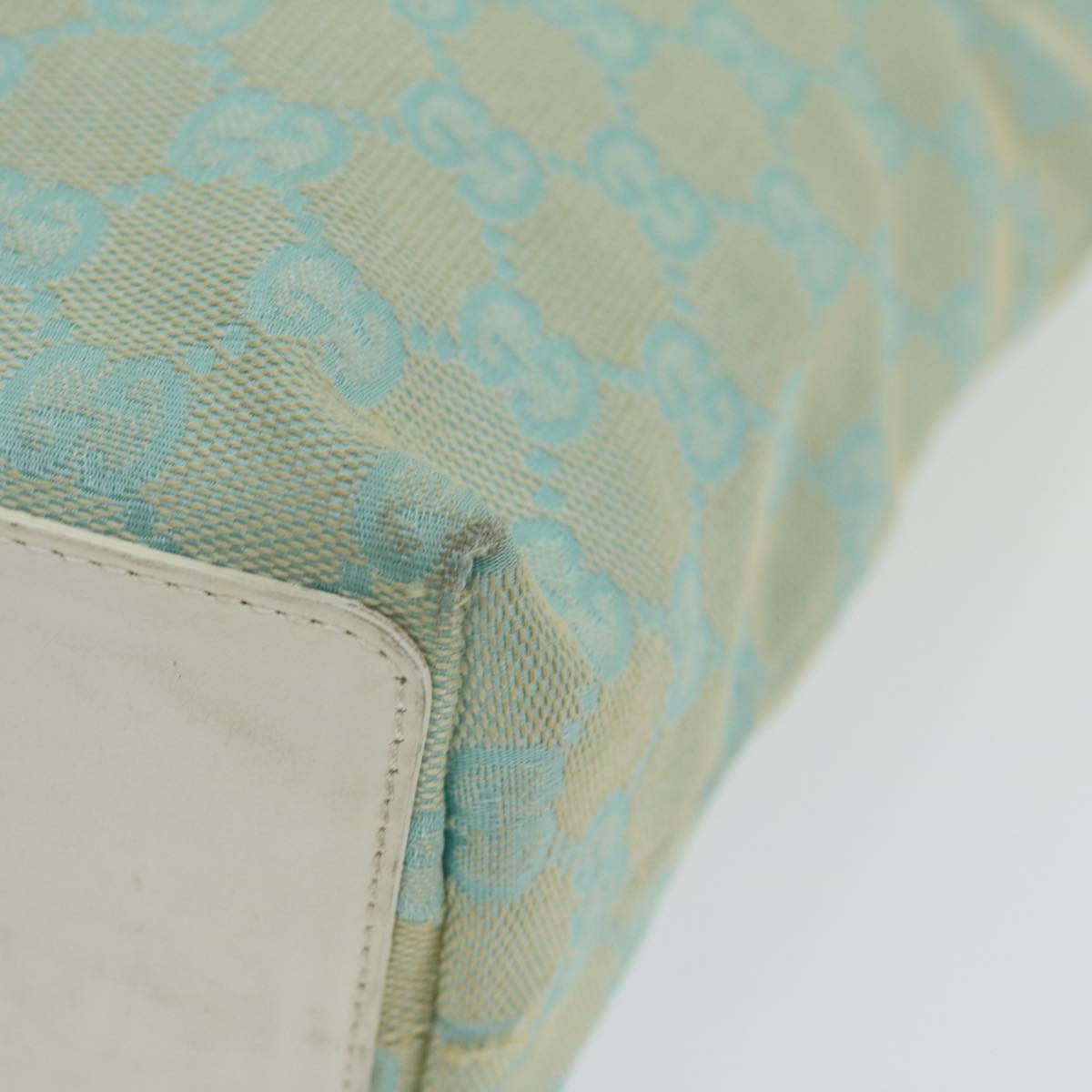 Gucci Gg Canvas Blue Canvas Handbag ()