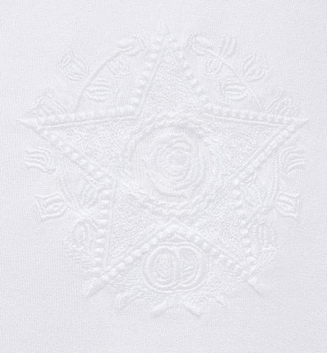 CD Étoile Embroidered Relaxed-Fit T-Shirt • White Cotton Jersey