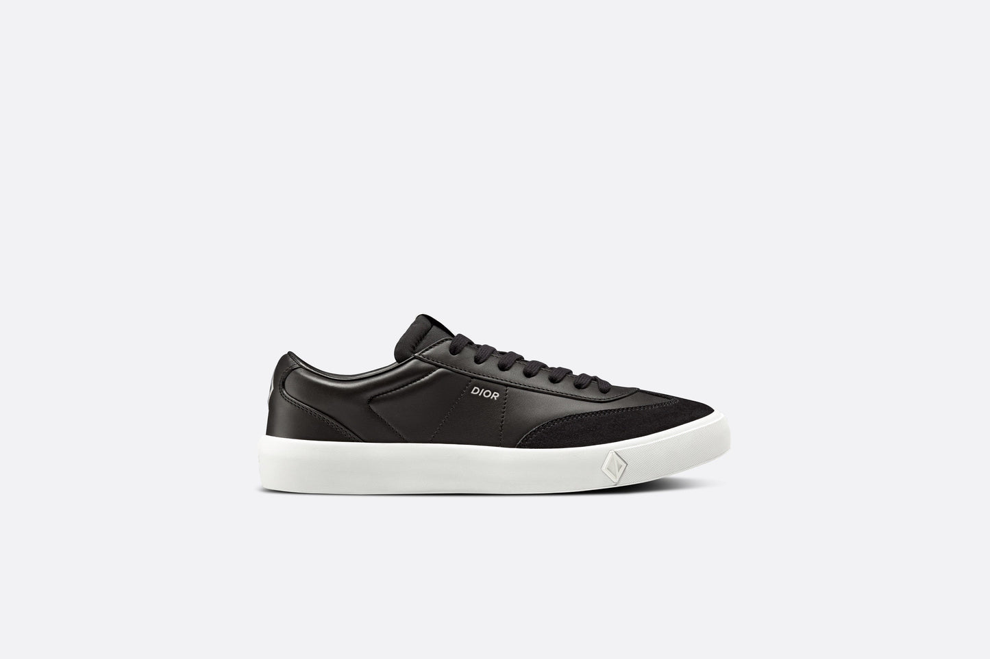 B101 Sneaker • Black Smooth Calfskin and Nubuck