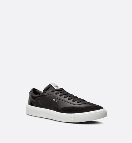 B101 Sneaker • Black Smooth Calfskin and Nubuck