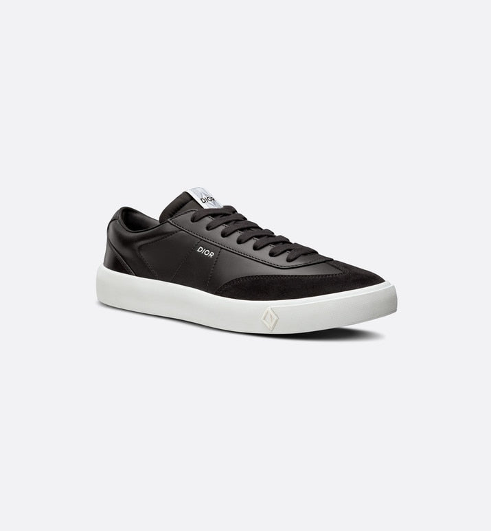 B101 Sneaker • Black Smooth Calfskin and Nubuck
