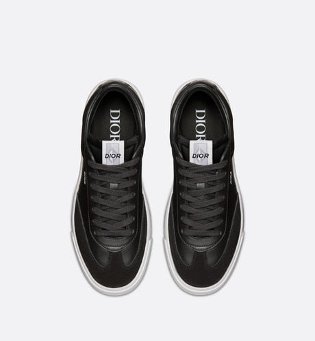 B101 Sneaker • Black Smooth Calfskin and Nubuck
