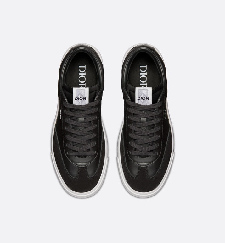 B101 Sneaker • Black Smooth Calfskin and Nubuck