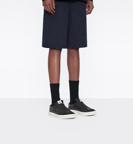 B101 Sneaker • Black Smooth Calfskin and Nubuck