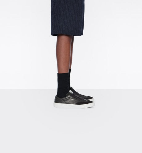 B101 Sneaker • Black Smooth Calfskin and Nubuck