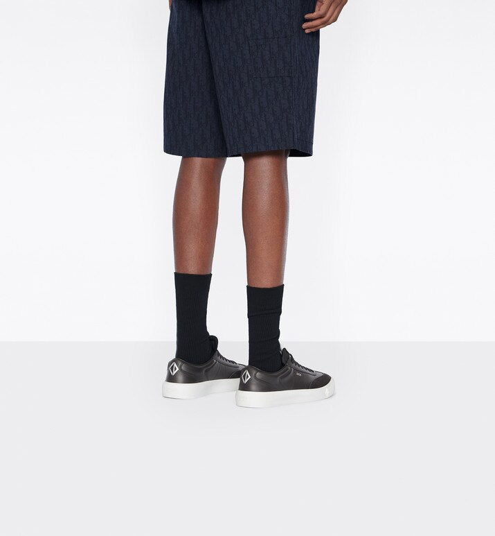 B101 Sneaker • Black Smooth Calfskin and Nubuck