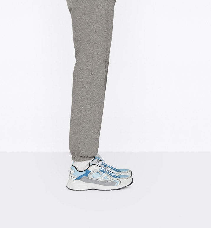 B30 Sneaker • Light Blue Mesh and Blue, Gray and White Technical Fabric