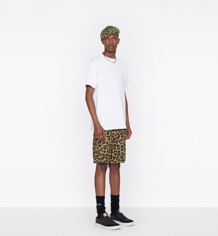 CD Étoile Embroidered Relaxed-Fit T-Shirt • White Cotton Jersey