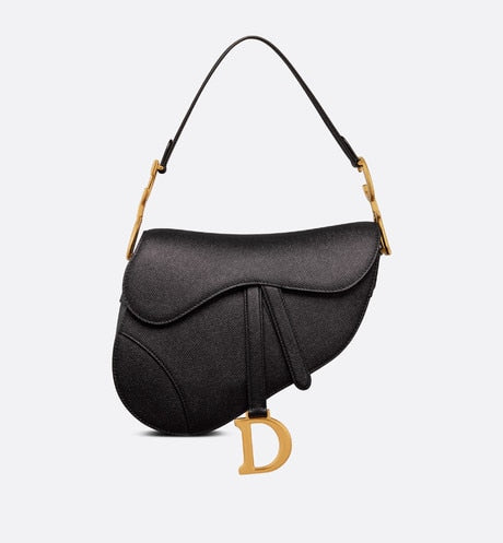 Saddle Bag • Black Grained Calfskin