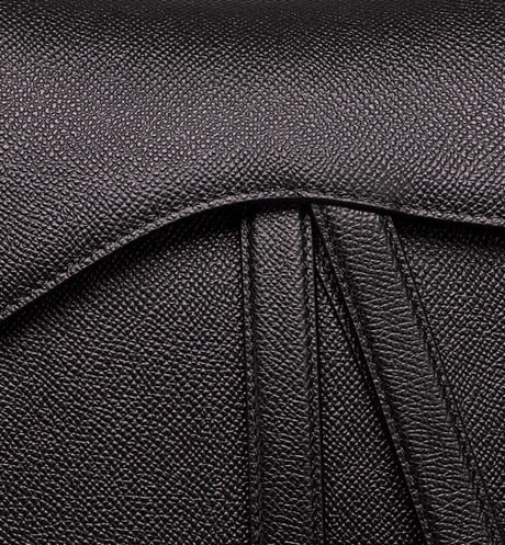 Saddle Bag • Black Grained Calfskin
