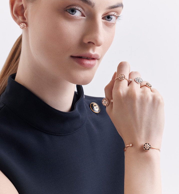 Rose Des Vents Ring • Pink Gold and Diamonds