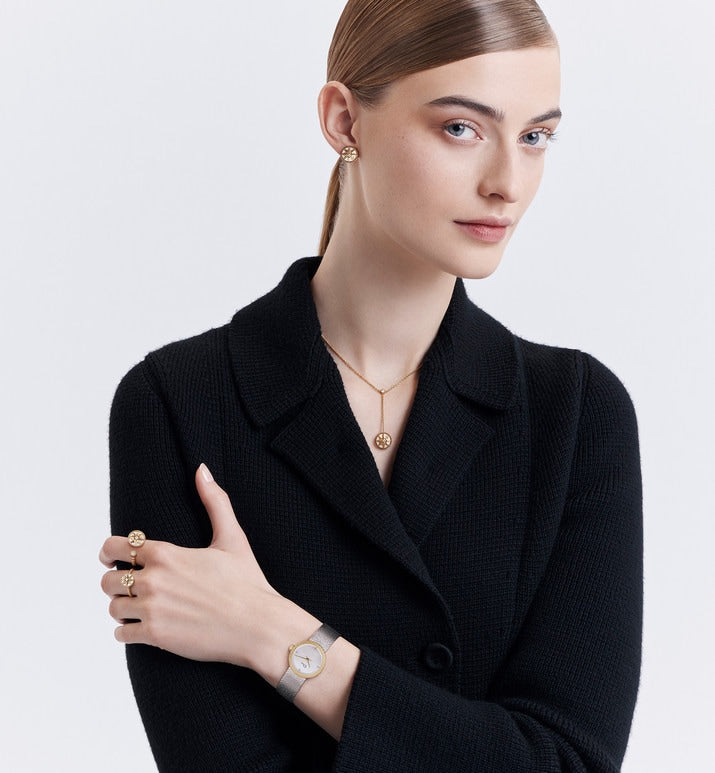 Rose Des Vents Necklace • Yellow Gold, Diamonds and Mother-of-Pearl