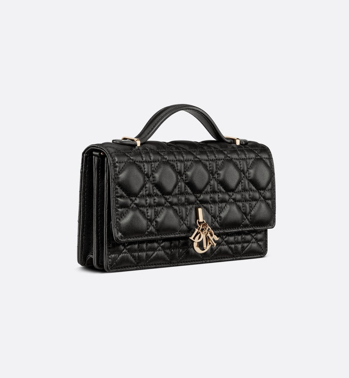 Miss Dior Mini Bag • Black Cannage Lambskin