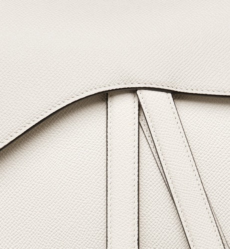 Saddle Bag with Strap • Latte Grained Calfskin