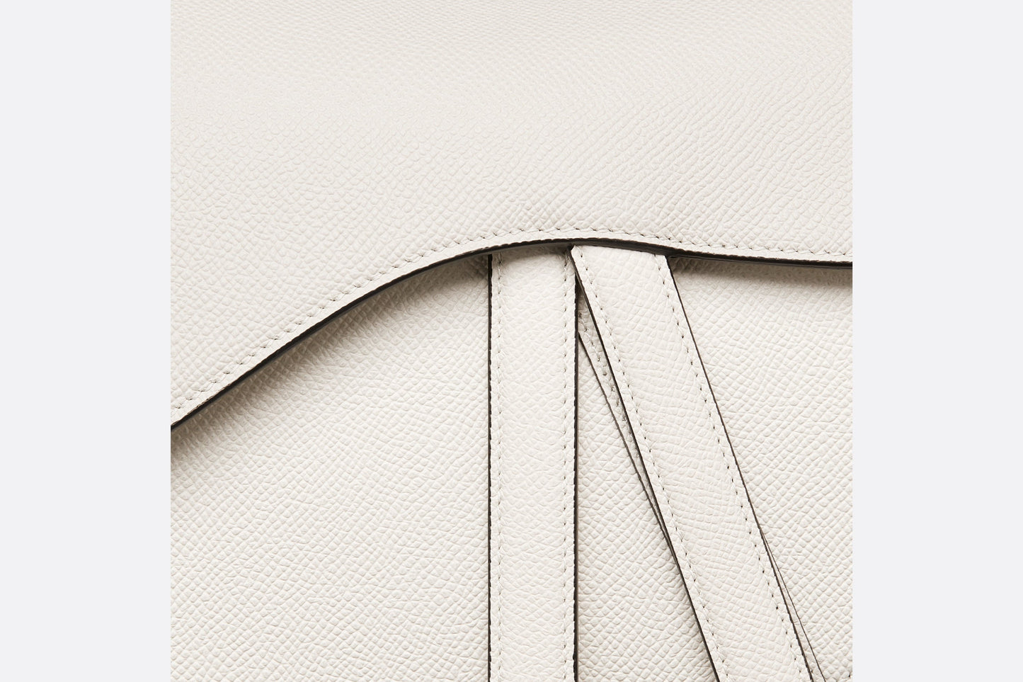 Saddle Bag with Strap • Latte Grained Calfskin