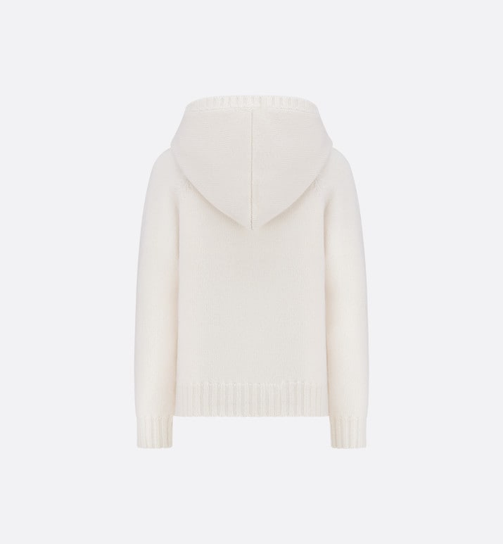 Kid's Hooded Sweater • Ivory Wool Knit