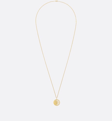 Rose Céleste Necklace • Yellow Gold, Diamonds, Mother-of-Pearl and Onyx