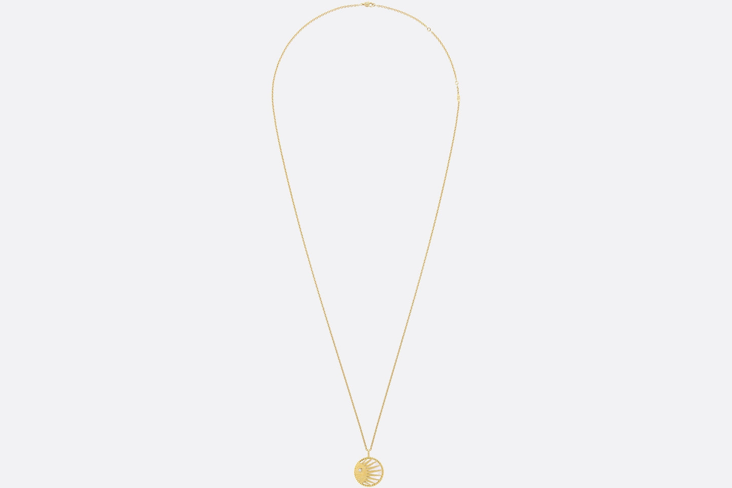 Rose Céleste Necklace • Yellow Gold, Diamonds, Mother-of-Pearl and Onyx