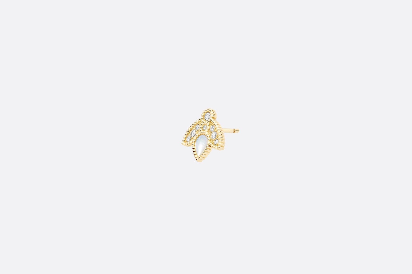 Rose Des Vents Earring • Yellow Gold, Diamonds and Mother-of-Pearl