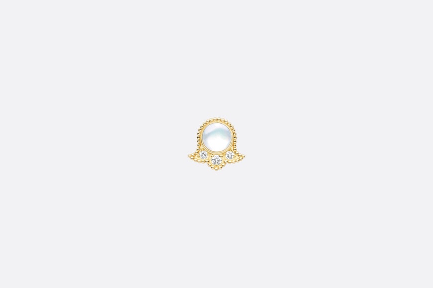 Rose Des Vents Earring • Yellow Gold, Diamonds and Mother-of-Pearl