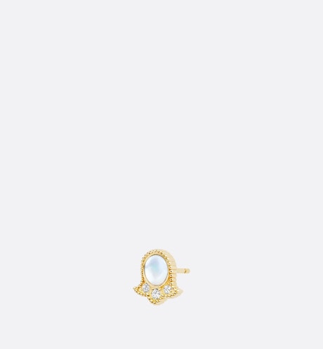 Rose Des Vents Earring • Yellow Gold, Diamonds and Mother-of-Pearl